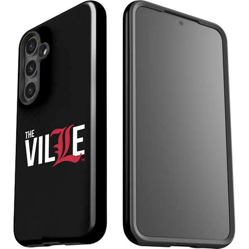 University of Louisville Black Background Galaxy S25 Plus Impact Case